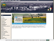 Tablet Screenshot of comune.serradeconti.an.it